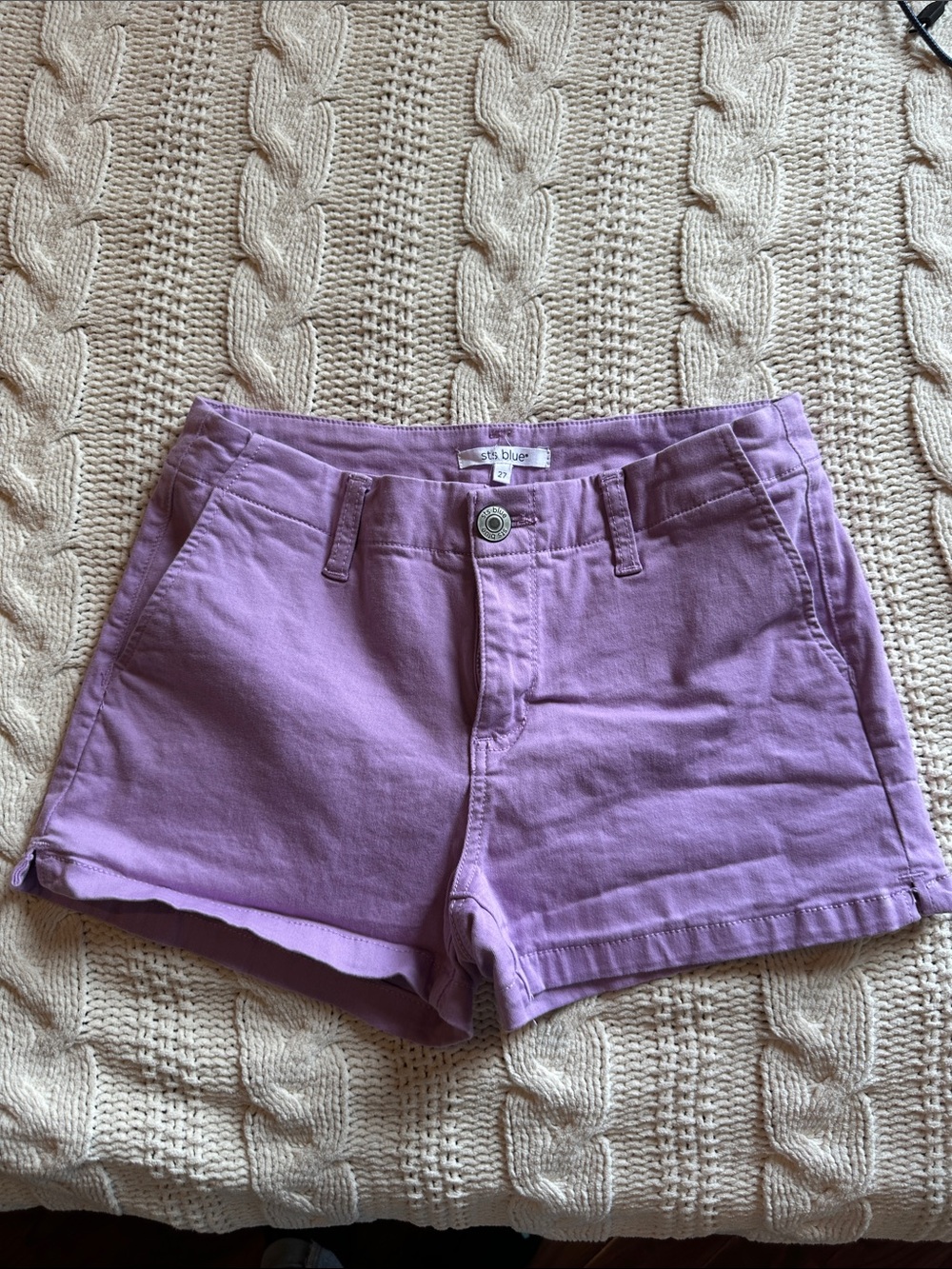 STS blue Lavender Cotton Blend Women's Shorts